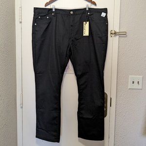 Jeanetix Men’s Black Denim Jeans Size 48x32 New With Tags Streetwear Hip Hop